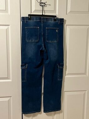 Women's Dark Blue Cargo Work Pants